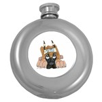 CF Pup space for rent Hip Flask (5 oz)