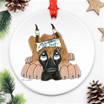 CF Pup space for rent Round Ornament (Two Sides)