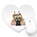 CF Pup space for rent Mousepad (Heart)