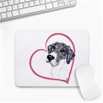 NMtlMrl Dots Heartline Small Mousepad