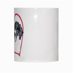 NMtlMrl Dots Heartline White Mug from ArtsNow.com Center