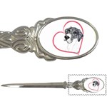 NMtlMrl Dots Heartline Letter Opener