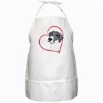 NMtlMrl Dots Heartline BBQ Apron