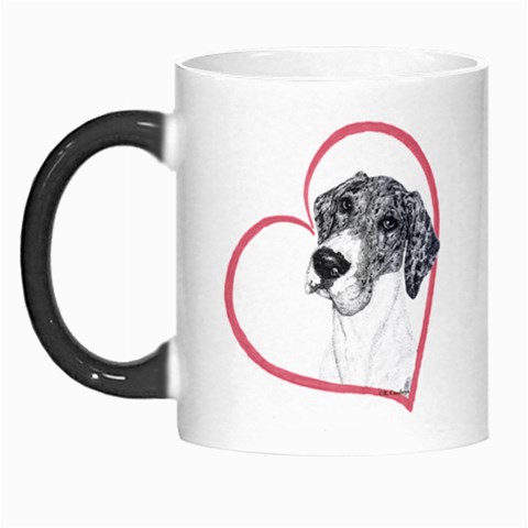 NMtlMrl Dots Heartline Morph Mug from ArtsNow.com Left