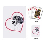 NMtlMrl Dots Heartline Playing Cards Single Design