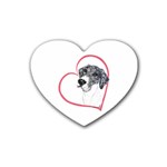 NMtlMrl Dots Heartline Heart Coaster (4 pack)