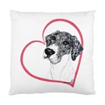 NMtlMrl Dots Heartline Cushion Case (Two Sides)