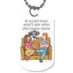 NH Smart Man Dog Tag (One Side)