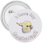 Love My Cockatiel 3  Button