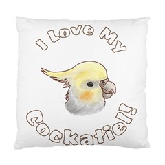 Love My Cockatiel Cushion Case (Two Sides) from ArtsNow.com Back