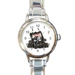 CBlk Pup space for rent Round Italian Charm Watch