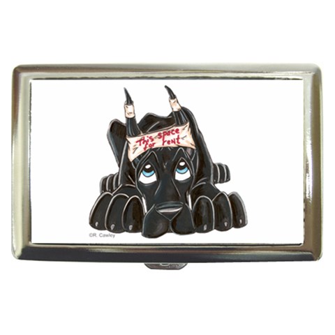 CBlk Pup space for rent Cigarette Money Case from ArtsNow.com Front