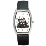 CBlk Pup space for rent Barrel Style Metal Watch