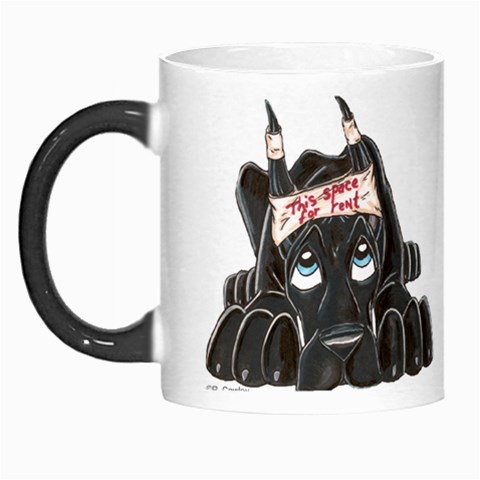 CBlk Pup space for rent Morph Mug from ArtsNow.com Left