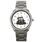 CBlk Pup space for rent Sport Metal Watch