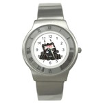 CBlk Pup space for rent Stainless Steel Watch