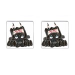 CBlk Pup space for rent Cufflinks (Square)