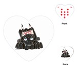 CBlk Pup space for rent Playing Cards (Heart)