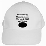 Chase The Puck White Cap