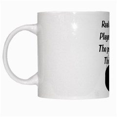 Chase The Puck White Mug from ArtsNow.com Left