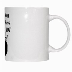 Chase The Puck White Mug from ArtsNow.com Right