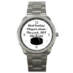 Chase The Puck Sport Metal Watch
