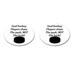 Chase The Puck Cufflinks (Oval)