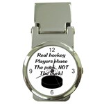 Chase The Puck Money Clip Watch