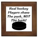 Chase The Puck Framed Tile