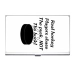 Chase The Puck Business Card Holder