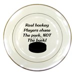 Chase The Puck Porcelain Plate