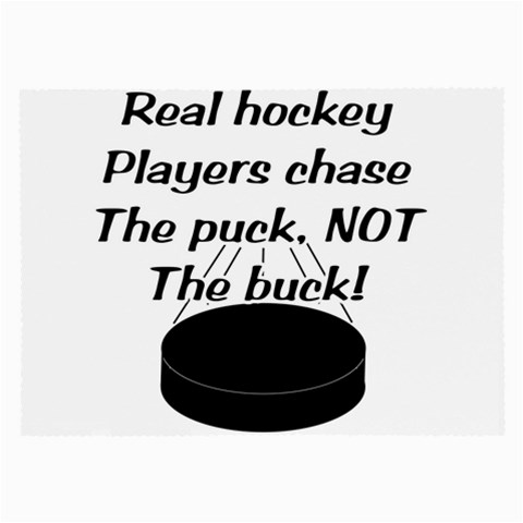 Chase The Puck Glasses Cloth (Large) from ArtsNow.com Front