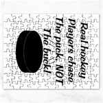 Chase The Puck Jigsaw Puzzle (Rectangular)