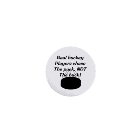 Chase The Puck 1  Mini Magnet from ArtsNow.com Front