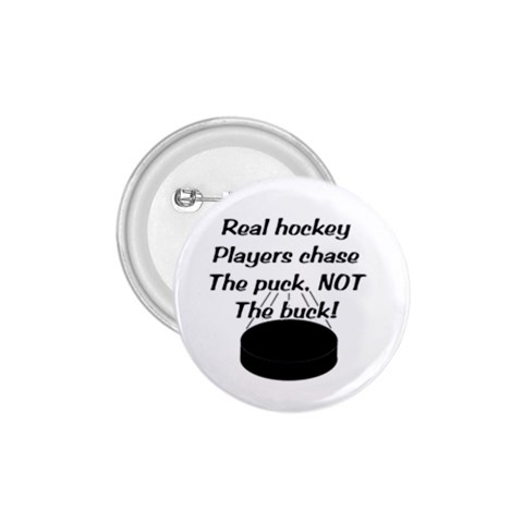 Chase The Puck 1.75  Button from ArtsNow.com Front