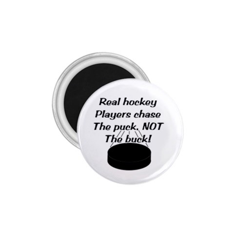 Chase The Puck 1.75  Magnet from ArtsNow.com Front