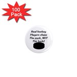 Chase The Puck 1  Mini Magnet (100 pack) 