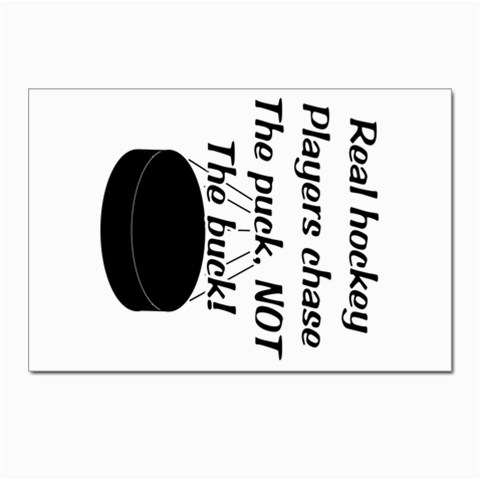 Chase The Puck Postcards 5  x 7  (Pkg of 10) from ArtsNow.com Front