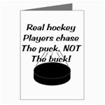 Chase The Puck Greeting Cards (Pkg of 8)