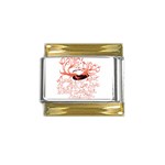 Panic At The Disco - Lying Is The Most Fun A Girl Have Without Taking Her Clothes Gold Trim Italian Charm (9mm)
