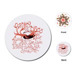 Panic At The Disco - Lying Is The Most Fun A Girl Have Without Taking Her Clothes Playing Cards Single Design (Round)
