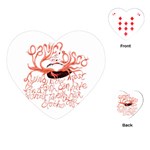 Panic At The Disco - Lying Is The Most Fun A Girl Have Without Taking Her Clothes Playing Cards Single Design (Heart)