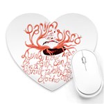 Panic At The Disco - Lying Is The Most Fun A Girl Have Without Taking Her Clothes Heart Mousepad