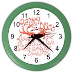 Panic At The Disco - Lying Is The Most Fun A Girl Have Without Taking Her Clothes Color Wall Clock