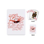 Panic At The Disco - Lying Is The Most Fun A Girl Have Without Taking Her Clothes Playing Cards Single Design (Mini)