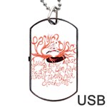 Panic At The Disco - Lying Is The Most Fun A Girl Have Without Taking Her Clothes Dog Tag USB Flash (One Side)