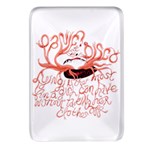 Panic At The Disco - Lying Is The Most Fun A Girl Have Without Taking Her Clothes Rectangular Glass Fridge Magnet (4 pack)