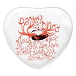 Panic At The Disco - Lying Is The Most Fun A Girl Have Without Taking Her Clothes Heart Glass Fridge Magnet (4 pack)