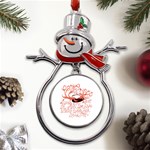 Panic At The Disco - Lying Is The Most Fun A Girl Have Without Taking Her Clothes Metal Snowman Ornament