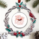 Panic At The Disco - Lying Is The Most Fun A Girl Have Without Taking Her Clothes Metal X mas Wreath Holly leaf Ornament